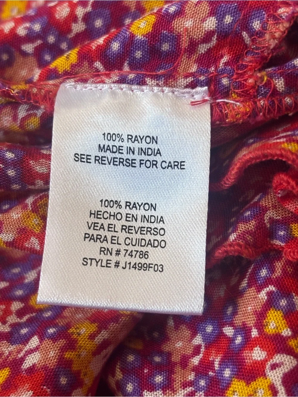 Patrons of Peace Raspberry Floral Ruffle Wrap Skort Size Small NWT Boho Festival